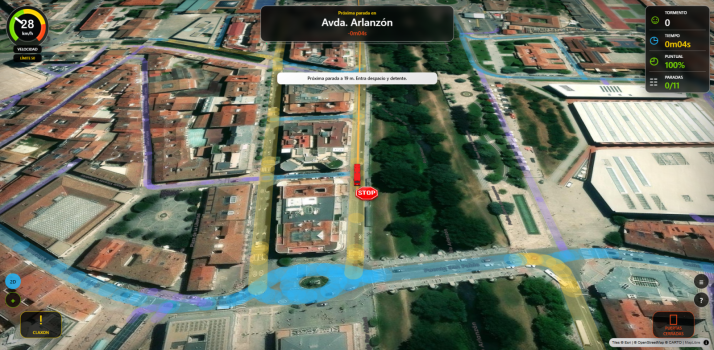 Burgos estrena un videojuego gratuito que pone al jugador al volante de un autob&uacute;s urbano | Imagen 2