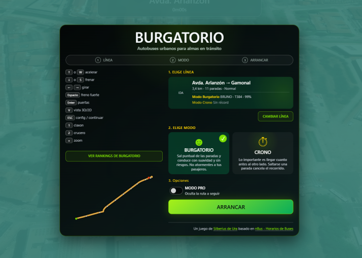 Burgos estrena un videojuego gratuito que pone al jugador al volante de un autob&uacute;s urbano | Imagen 1