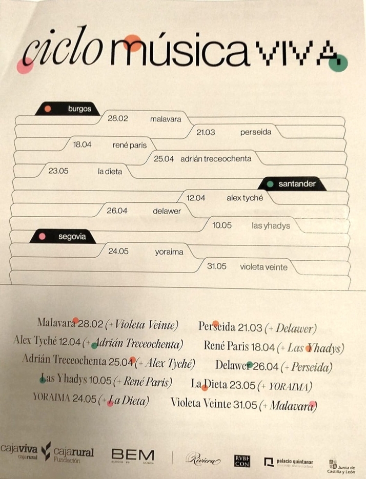El Ciclo M&uacute;sica Viva de Burgos cruza fronteras y llega a Segovia y Santander | Imagen 1