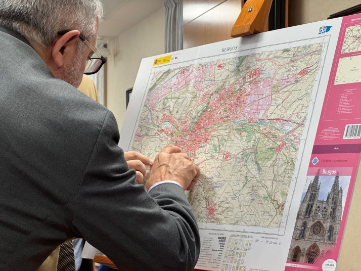Burgos se redescubre en un mapa: “Es un libro de una sola hoja” | Imagen 1