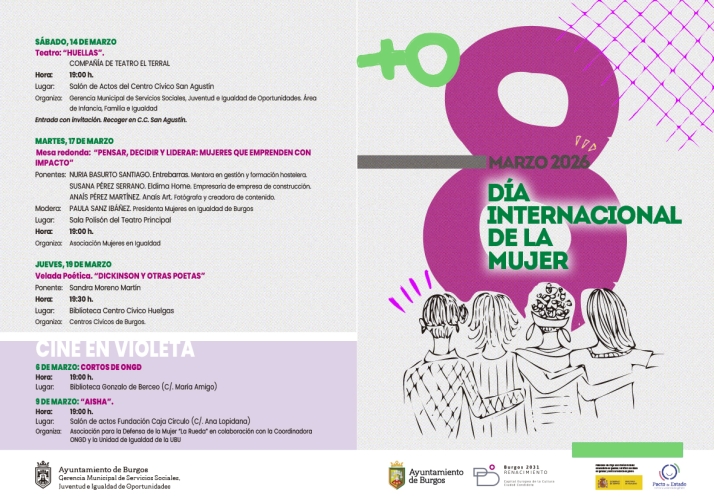 Descubre la programaci&oacute;n del 8M en Burgos | Imagen 2